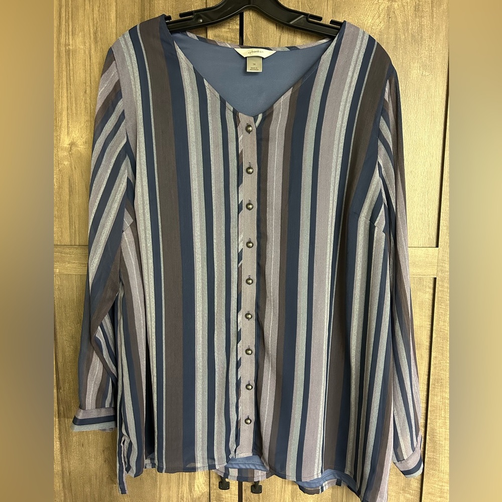 Christopher & Banks women’s button down blouse